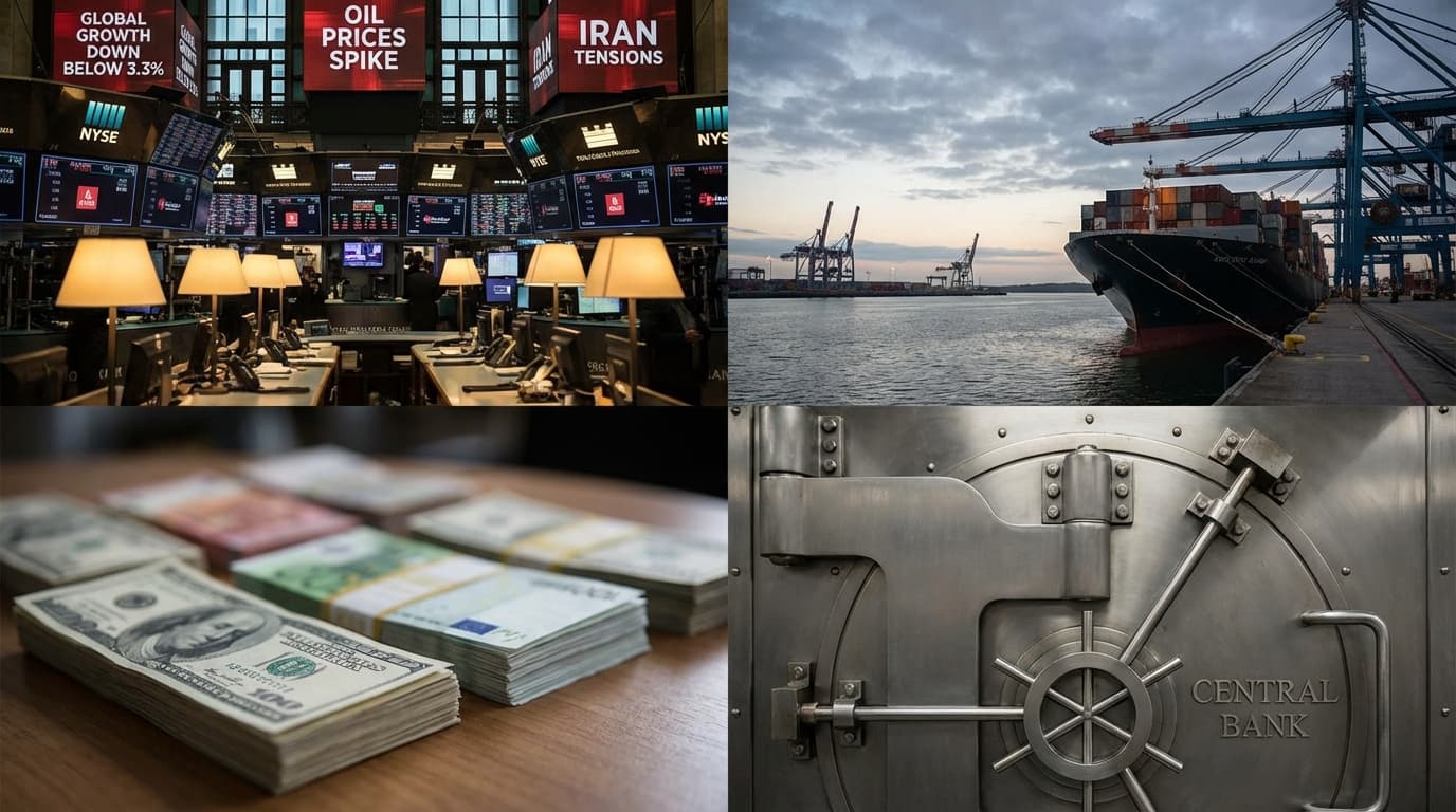 IMF Cuts Global Growth Forecast Below 3.3% on Iran War Oil Gas Disruptions